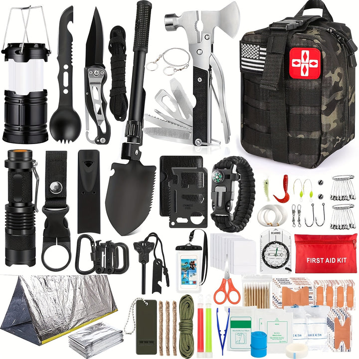 Notfallrucksack Survival Set Erste Hilfe Outdoor Werkzeug
