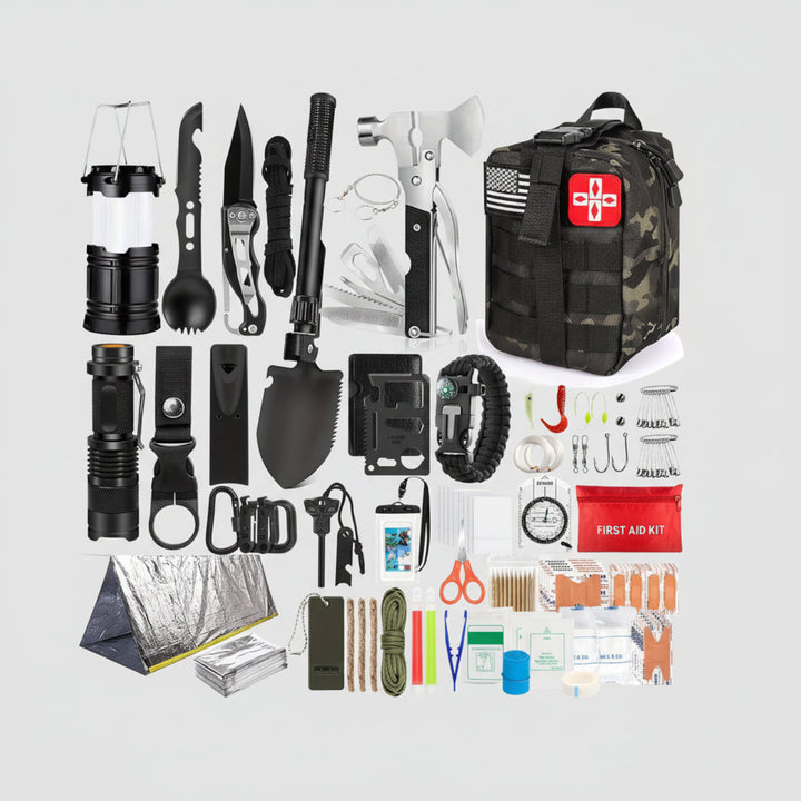 Notfallrucksack Survival Set Erste Hilfe Outdoor Werkzeug