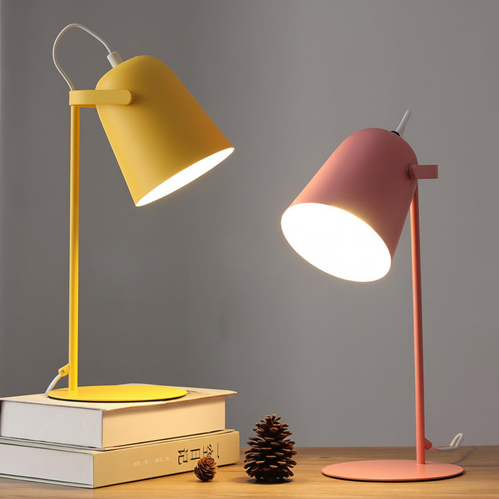 Table Lamp Modern Metal Desk Light Bedroom Office
