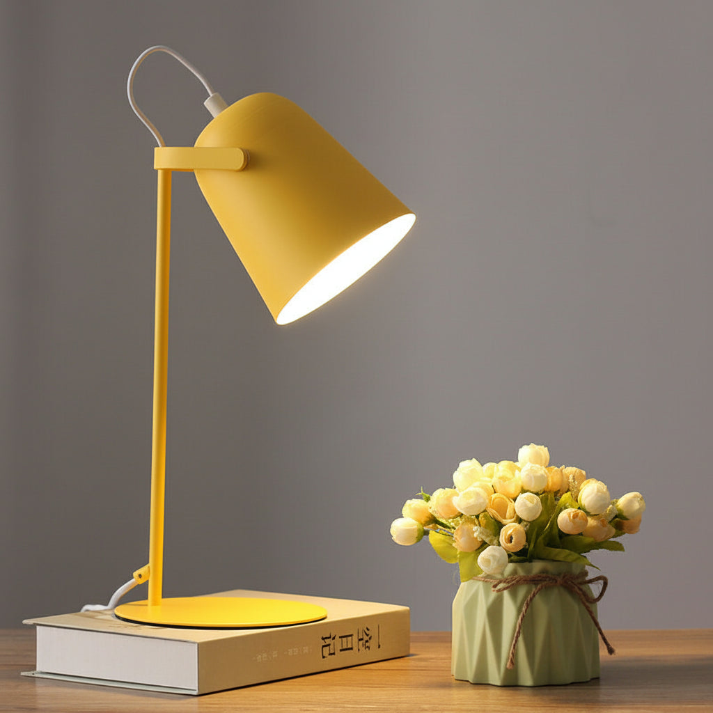 Table Lamp Modern Metal Desk Light Bedroom Office
