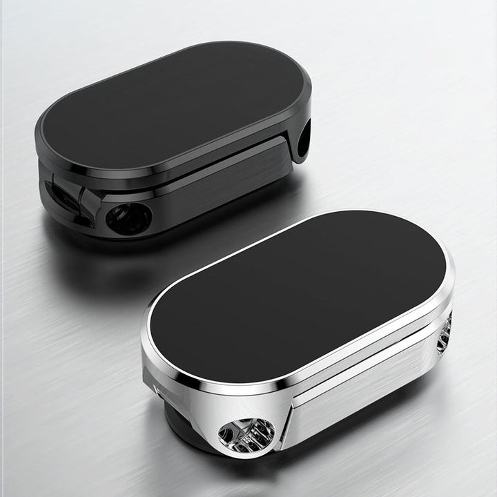 Car Phone Mount Magnetic Dashboard Holder Foldable Metal Stand