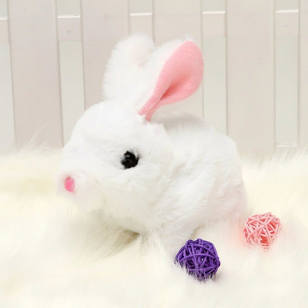 Plush Bunny Toy Interactive Walking Rabbit Sound Kids