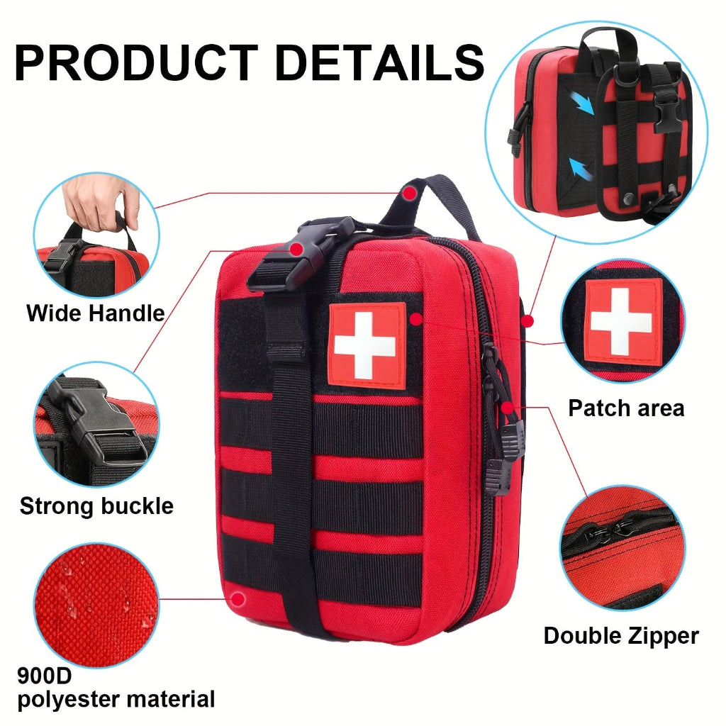First Aid Kit Portable Emergency Survival Set Medical Supplies