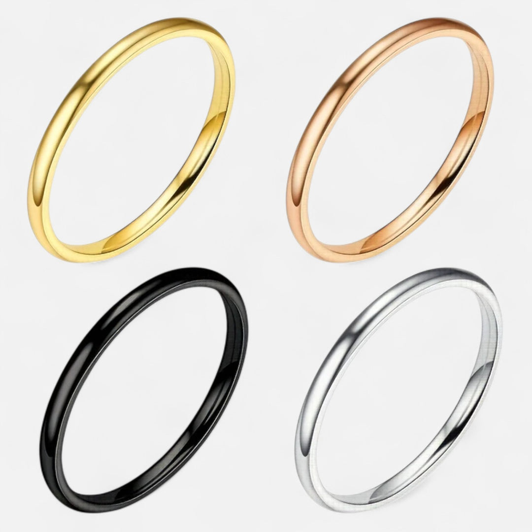 Celzoir | Bague Classy Homme Sphérique en Acier Inoxydable – Design Contemporain et Finition Polie