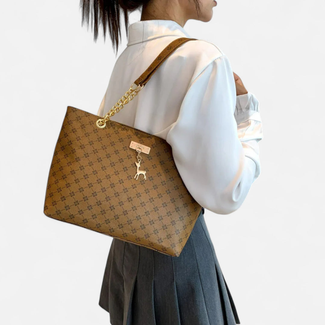Celzoir | Large Soft Leather Women's Tote Bag