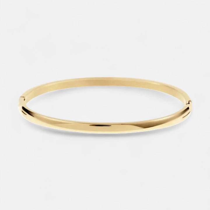Celzoir | Bracelet Jonc Femme Doré Poli Intemporel
