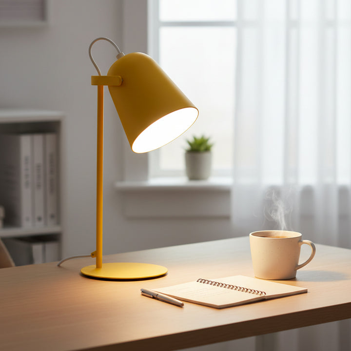 Table Lamp Modern Metal Desk Light Bedroom Office