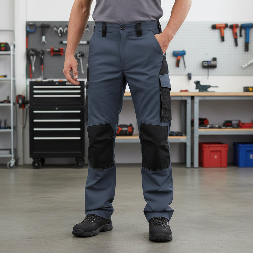 Pantaloni Cargo da Trekking Uomo con Tasche per Attività Outdoor