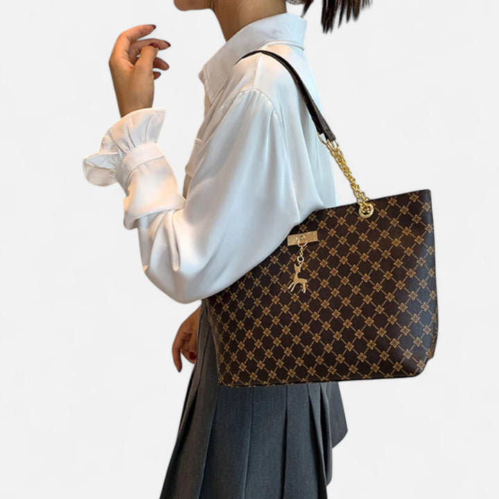 Celzoir | Large Soft Leather Women's Tote Bag
