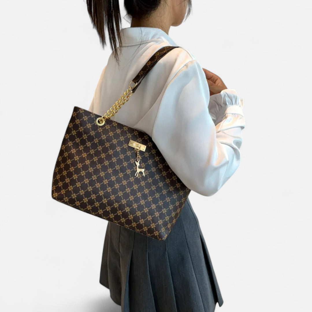 Celzoir | Large Soft Leather Women's Tote Bag