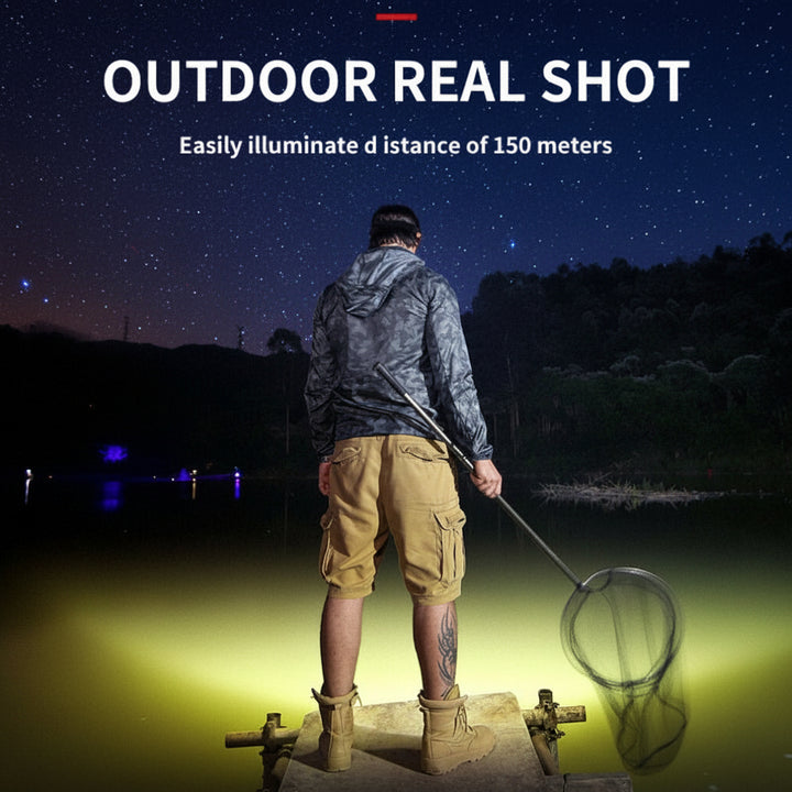 Hiking Headlamp Rechargeable LED USB Bright Waterproof Light