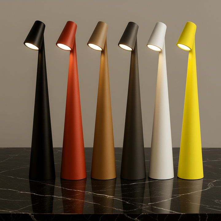 Table Lamp Rechargeable LED Metal Cordless Indoor Outdoor Light