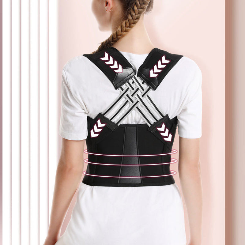 Tutore per la postura Cintura regolabile di sostegno per la schiena e spalle