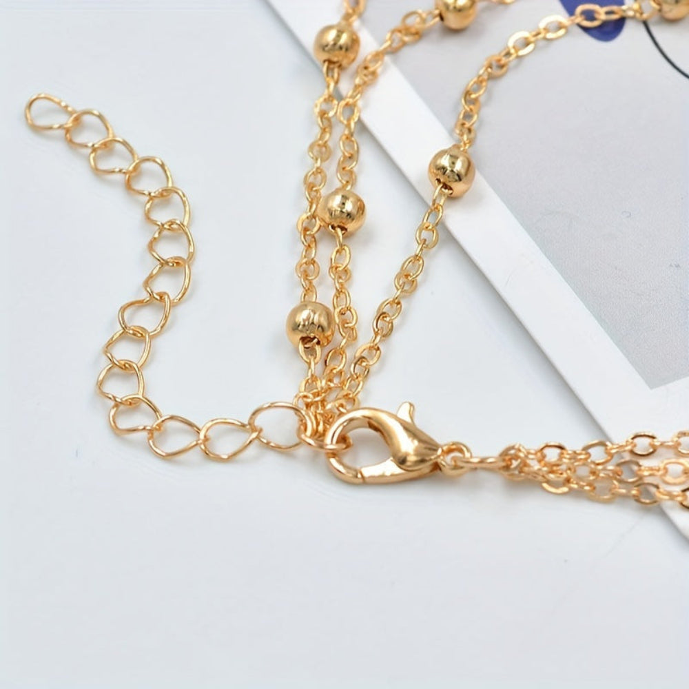 Anklet Mother's Day Gold Chain Barefoot Sandal Foot Jewelry