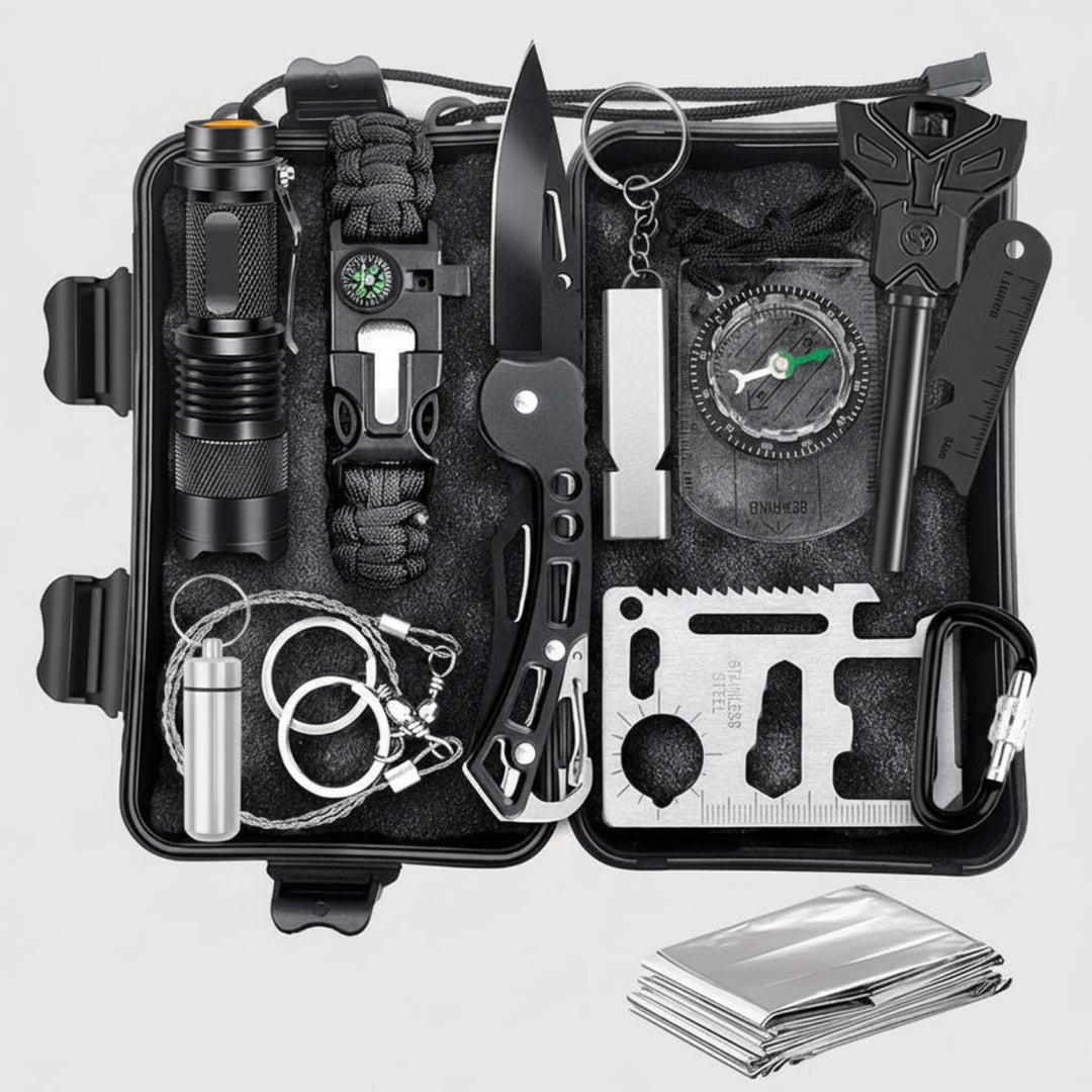 Notfallrucksack Survival Set Erste Hilfe Outdoor Werkzeug