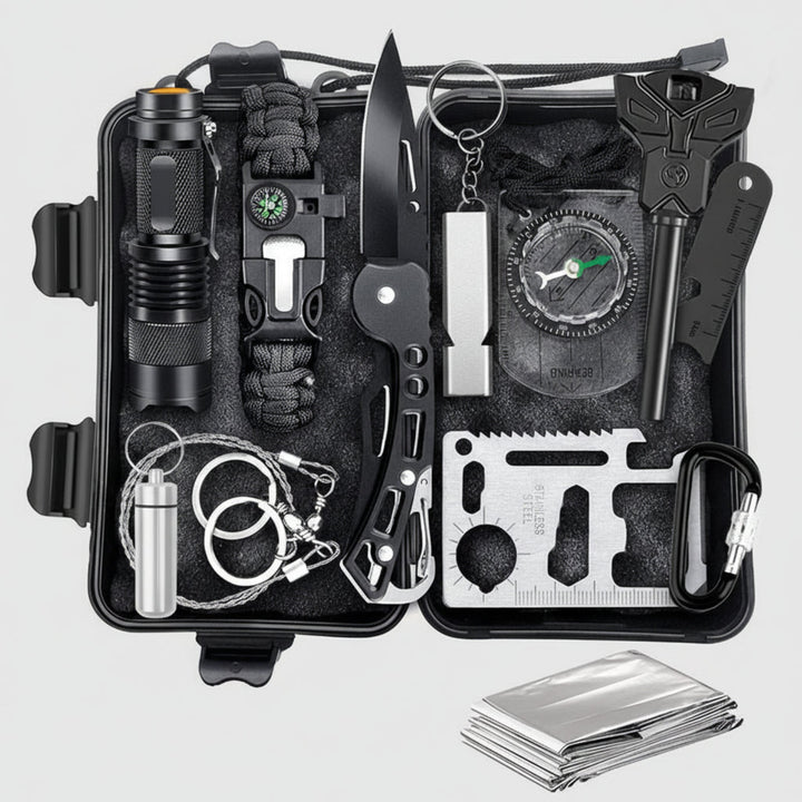 Notfallrucksack Survival Set Erste Hilfe Outdoor Werkzeug