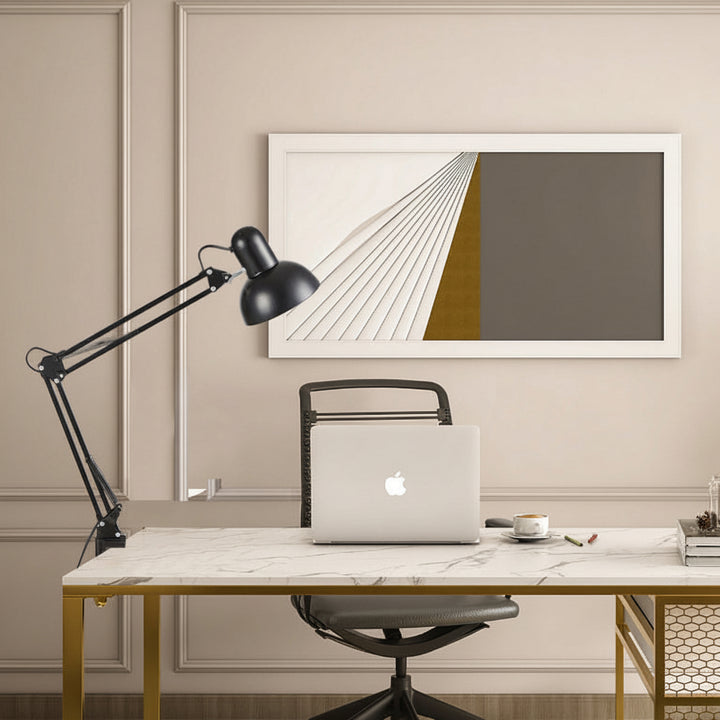 Desk Lamp Adjustable Metal Clamp Light Office Study