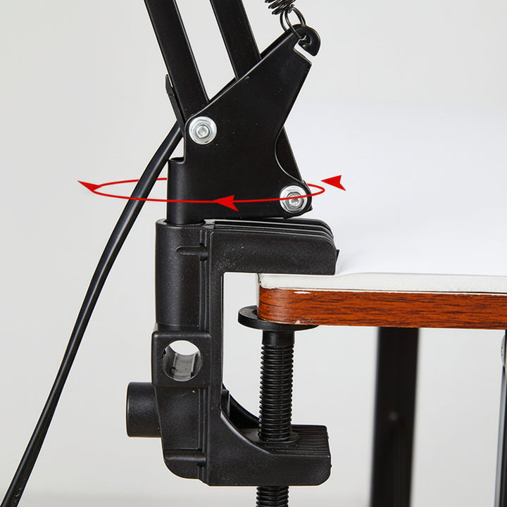 Desk Lamp Adjustable Metal Clamp Light Office Study