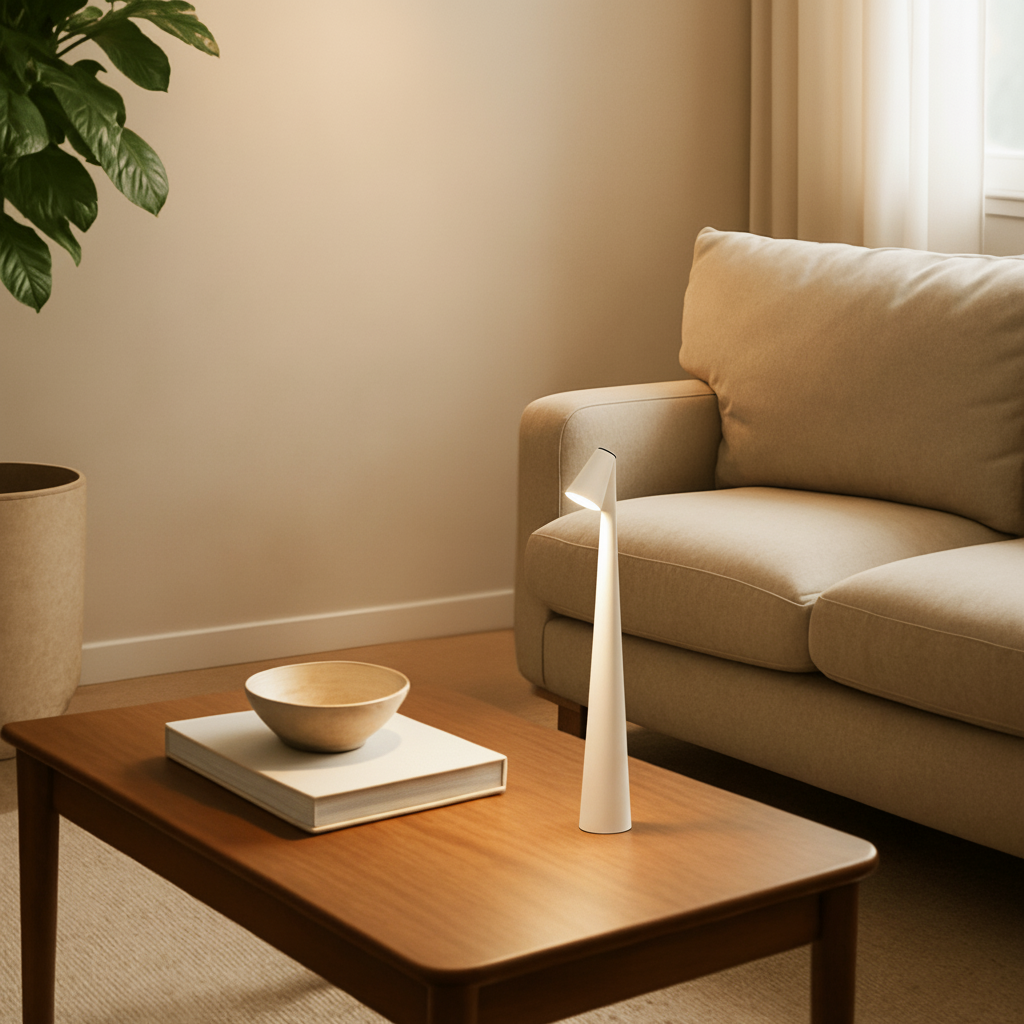 Table Lamp Rechargeable LED Metal Cordless Indoor Outdoor Light