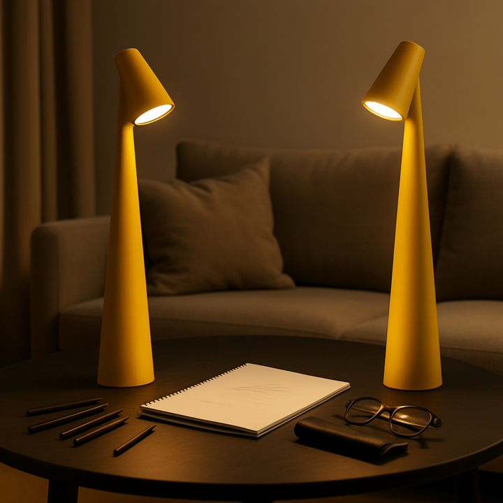 Table Lamp Rechargeable LED Metal Cordless Indoor Outdoor Light