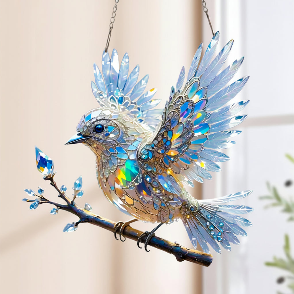 Wall Art Bluebird Sun Catcher Acrylic Decor Home