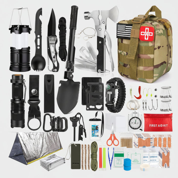 Notfallrucksack Survival Set Erste Hilfe Outdoor Werkzeug