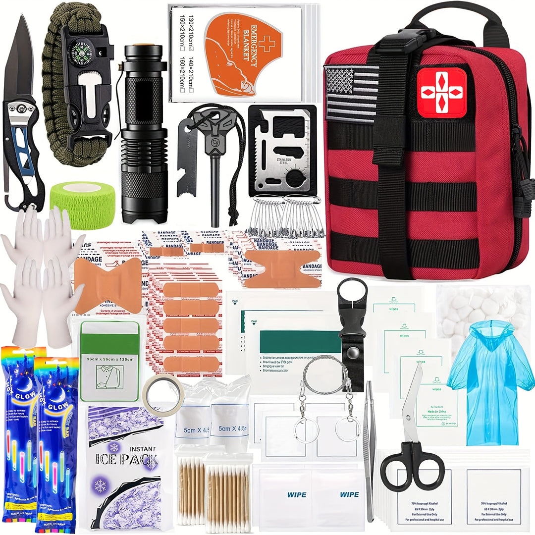 Notfallrucksack Survival Set Erste Hilfe Outdoor Werkzeug
