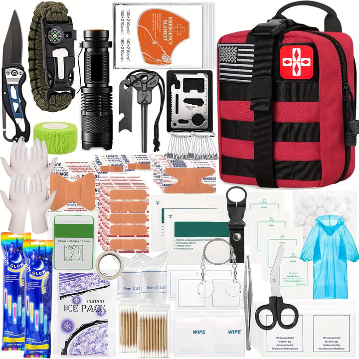 Notfallrucksack Survival Set Erste Hilfe Outdoor Werkzeug