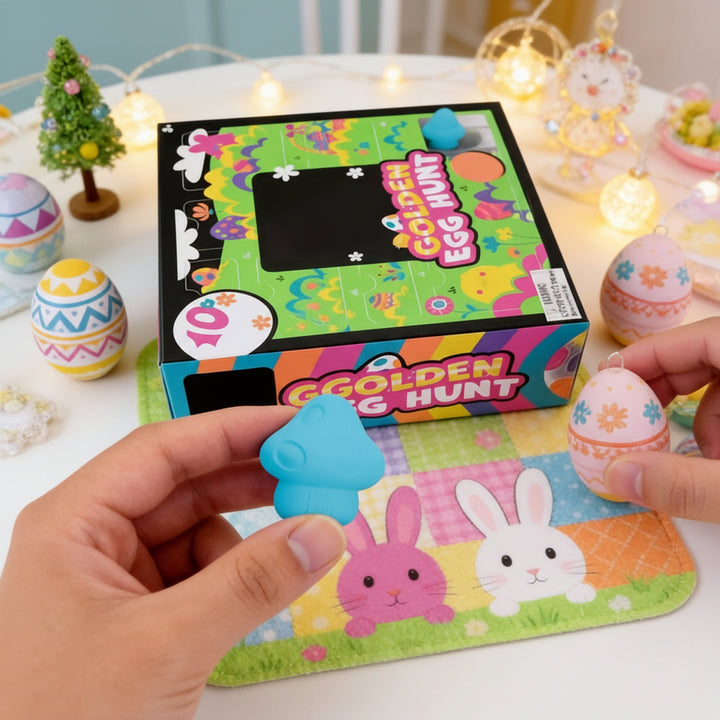 Easter Egg Hunt Toy Set Kids Squishy Surprise Game Gift Box