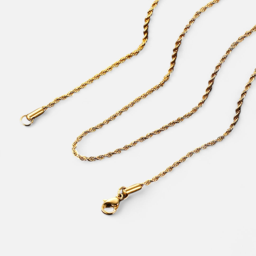 Celzoir | Collier Classy Homme à Maillons Cubains en Acier Inoxydable – Style Vintage et Finition Solide
