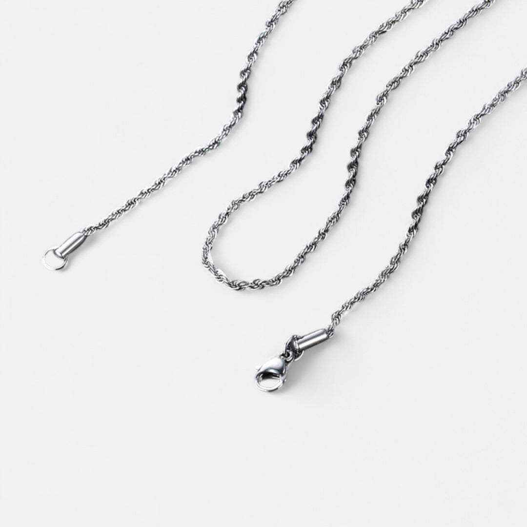 Celzoir | Collier Classy Homme à Maillons Cubains en Acier Inoxydable – Style Vintage et Finition Solide