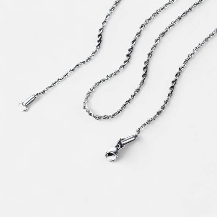 Celzoir | Collier Classy Homme à Maillons Cubains en Acier Inoxydable – Style Vintage et Finition Solide