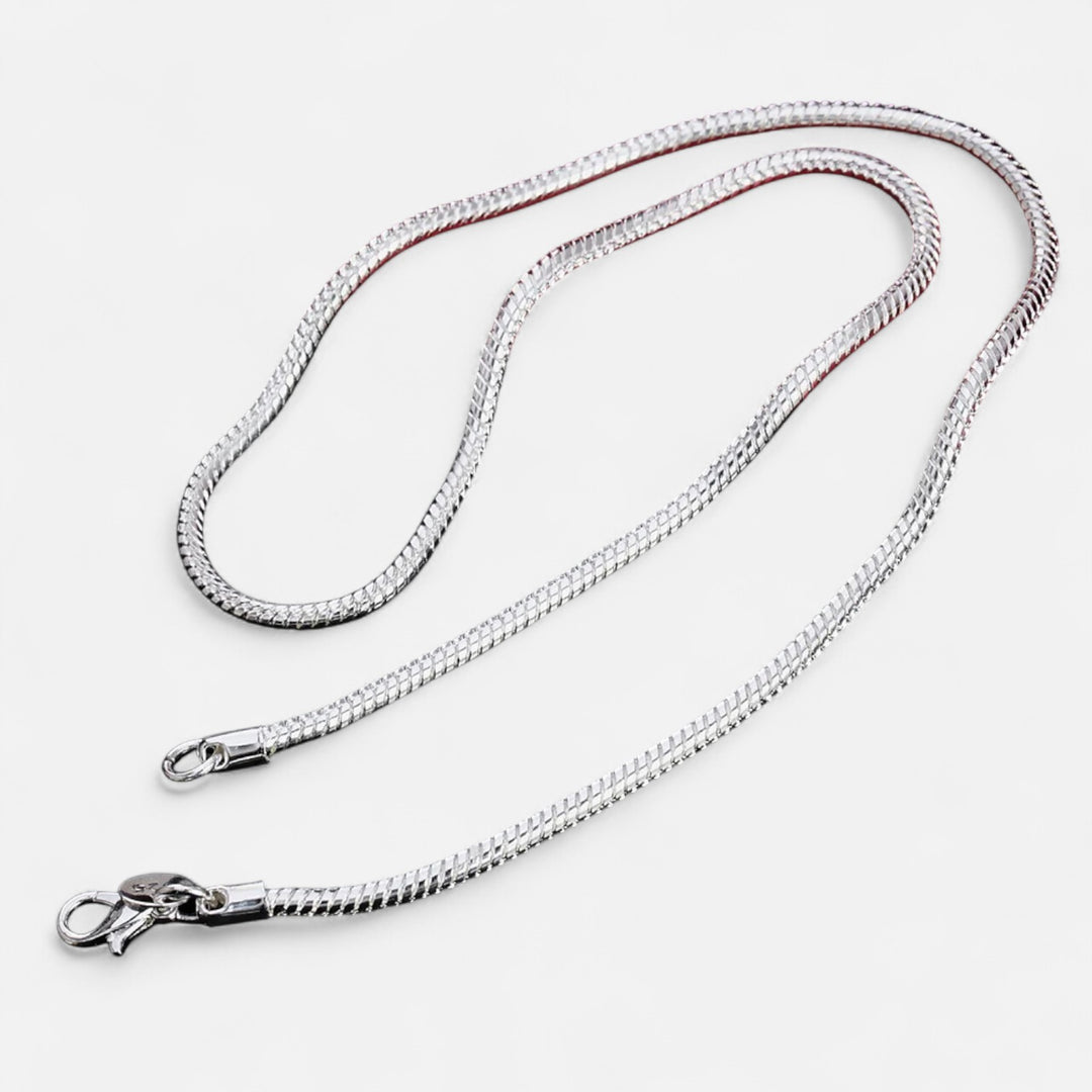 Celzoir | Collier Classy Homme Chaîne Serpent en Argent