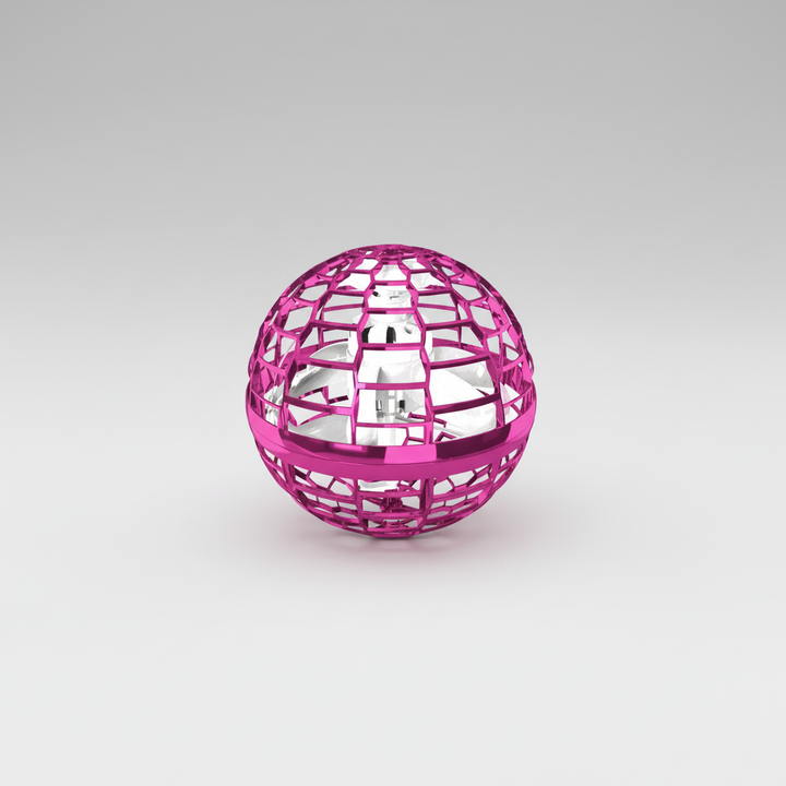 Flying Orb Toy LED Light Spinner Drone Ball Kids Adults