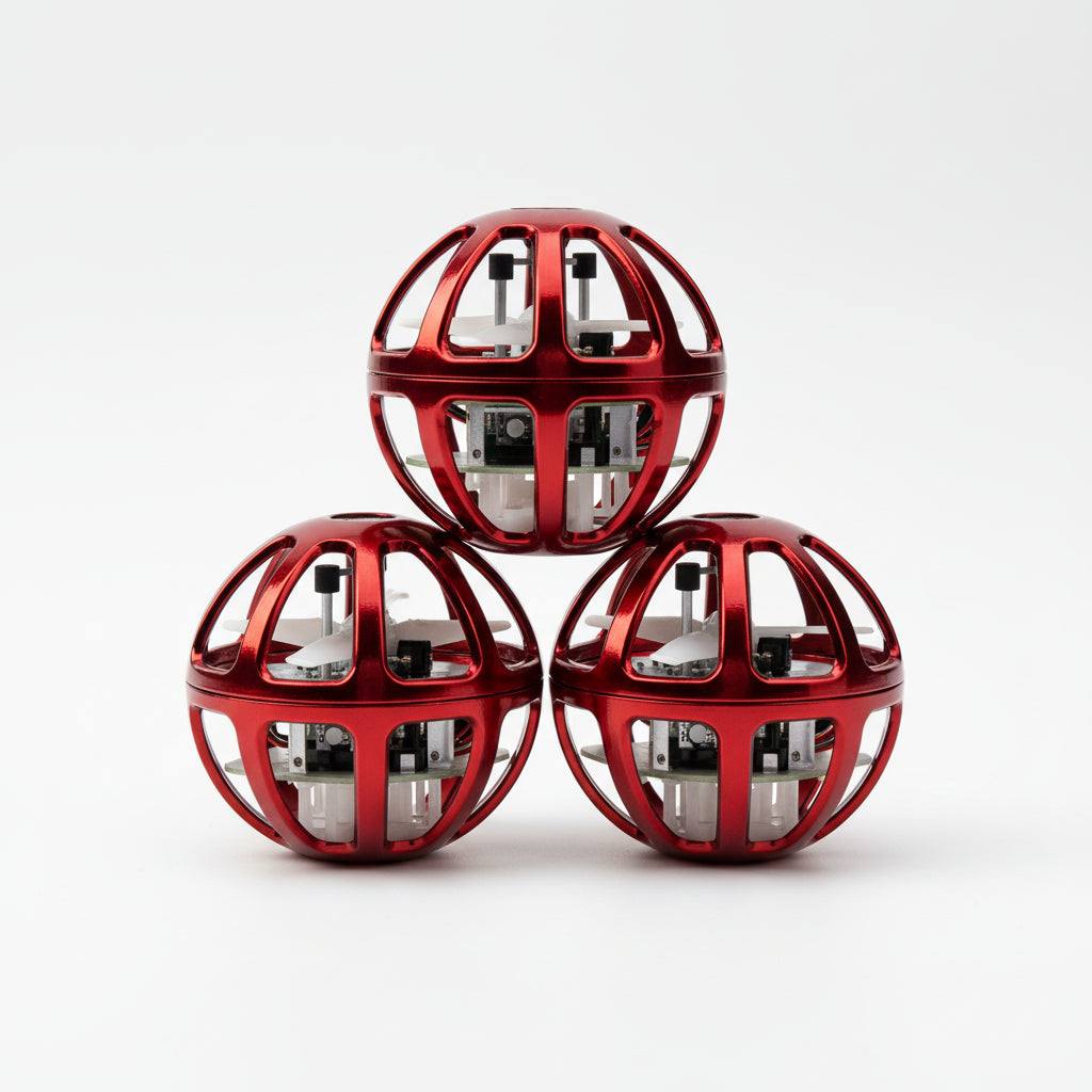 Flying Orb Toy LED Light Spinner Drone Ball Kids Adults