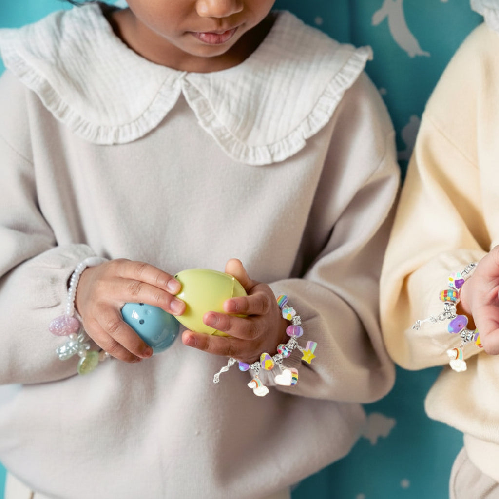 Kit Gioielli Bambina Braccialetti Perline Ciondoli