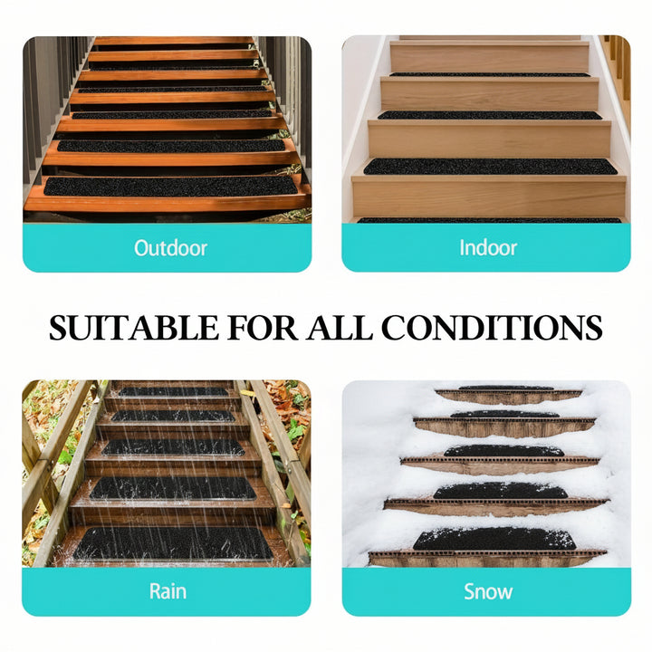 Strisce Antiscivolo Scala Esterno Interno Resistente Grit 80