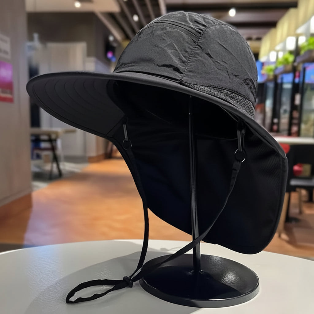 Hiking Sun Hat Wide Brim UV Protection Face Cover Cap