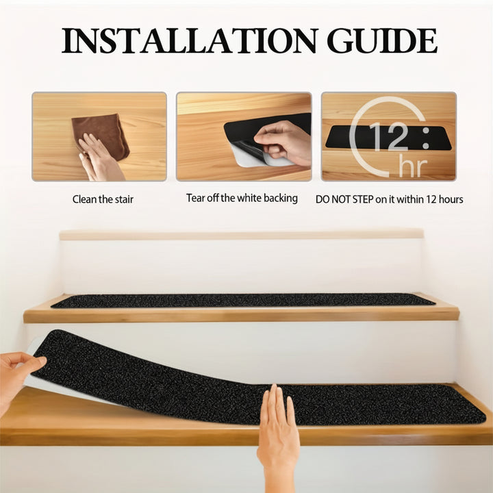 Strisce Antiscivolo Scala Esterno Interno Resistente Grit 80