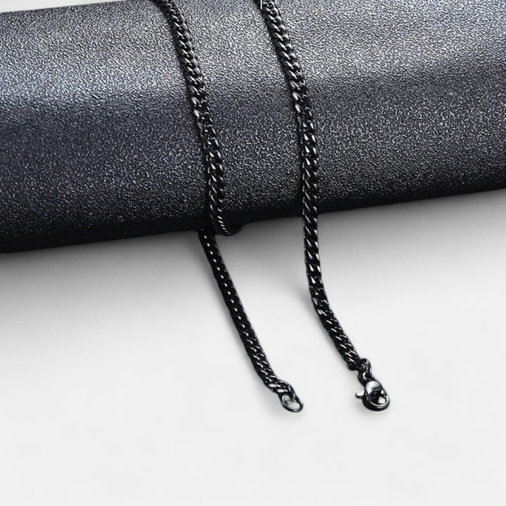 Celzoir | Collier Classy Homme à Maillons Cubains en Acier Inoxydable – Style Vintage et Finition Solide