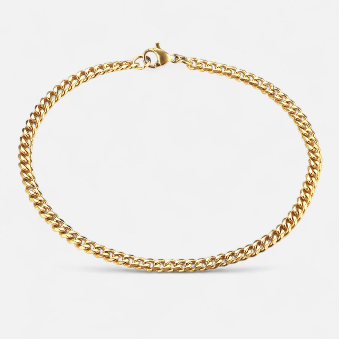 Celzoir | Bracelet Classy Homme à Maillons Cubains Miami en Acier Inoxydable – Chaîne Épaisse et Finition Polie