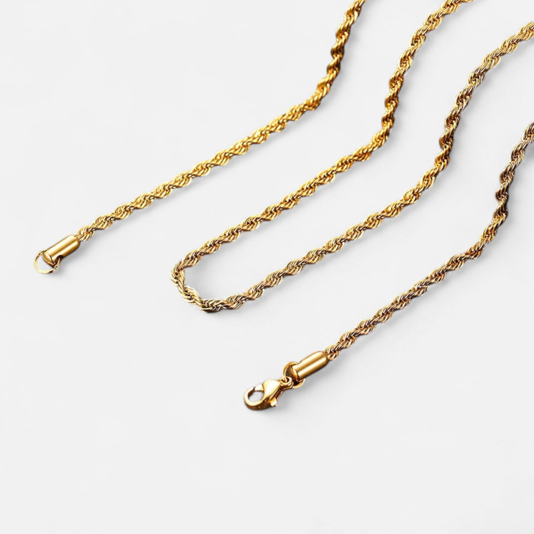 Celzoir | Collier Classy Homme à Maillons Cubains en Acier Inoxydable – Style Vintage et Finition Solide