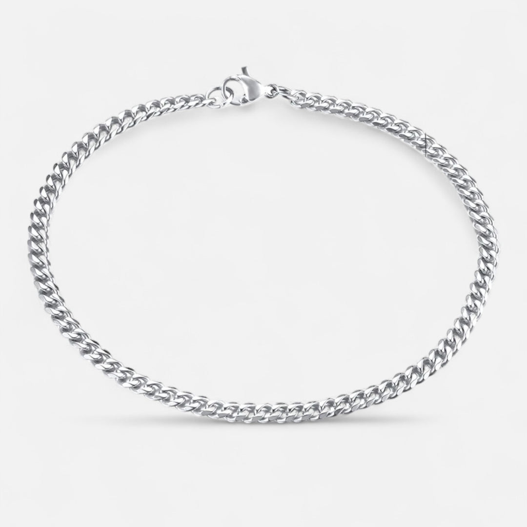 Celzoir | Bracelet Classy Homme à Maillons Cubains Miami en Acier Inoxydable – Chaîne Épaisse et Finition Polie