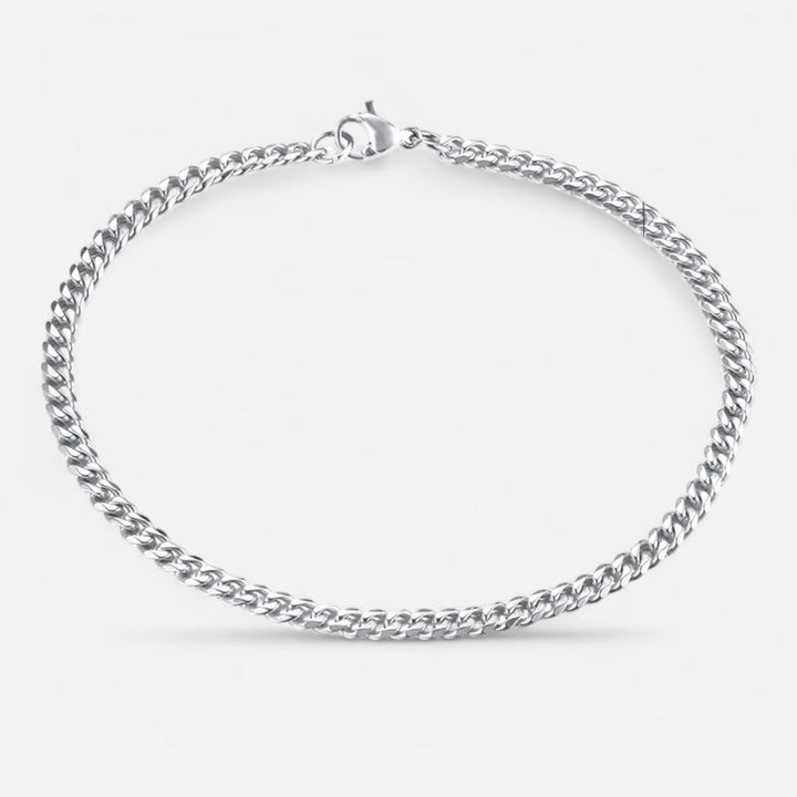Celzoir | Bracelet Classy Homme à Maillons Cubains Miami en Acier Inoxydable – Chaîne Épaisse et Finition Polie