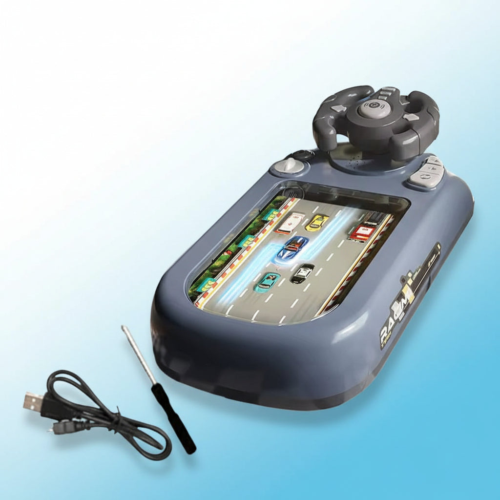 Kids Racing Game Toy Interactive Steering Wheel Driving Challenge