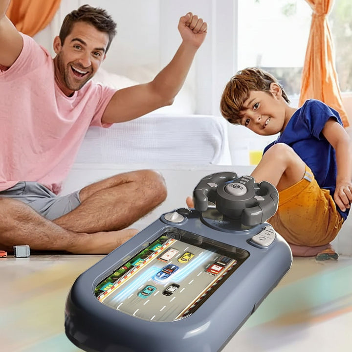 Kids Racing Game Toy Interactive Steering Wheel Driving Challenge