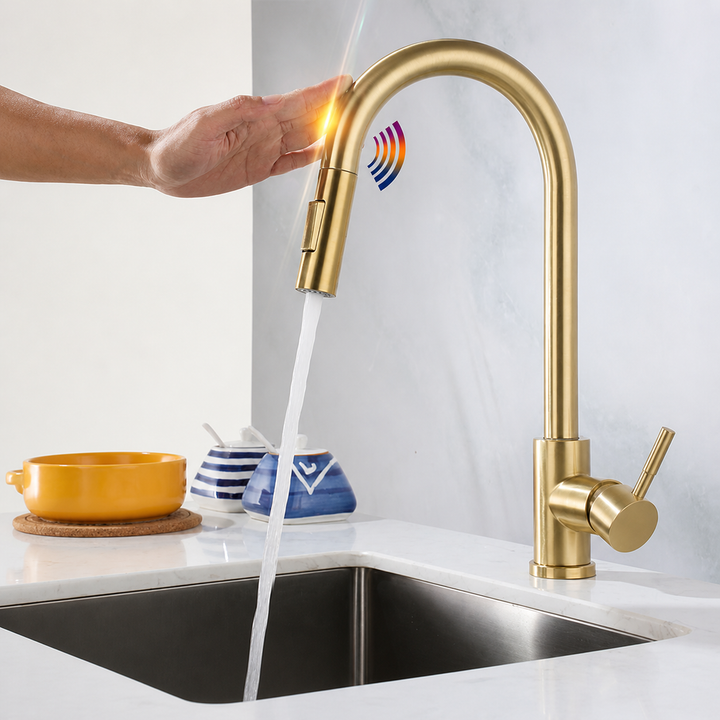 Extendable Kitchen Faucet Pull Down Sprayer Stainless Steel