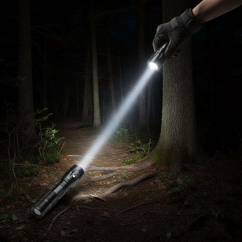 LED Turistická Světlo Voděodolným Hliníkovým Tělem