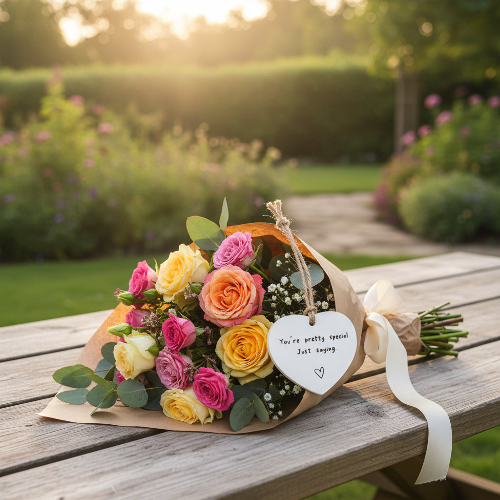 Decorazione da parete Cuore appeso Insegna in acrilico Citazione romantica Regalo