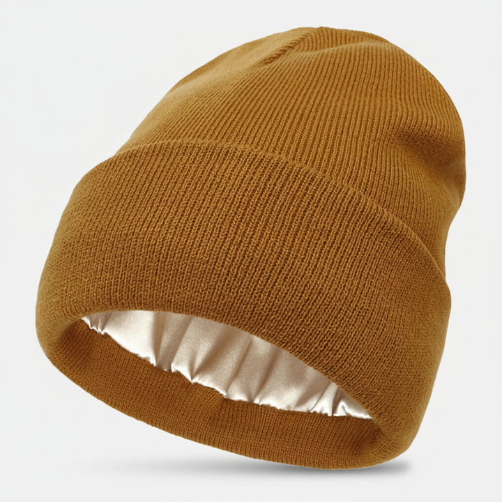 Hiking Beanie Hat Womens Warm Knit Soft Stretch Winter Cap